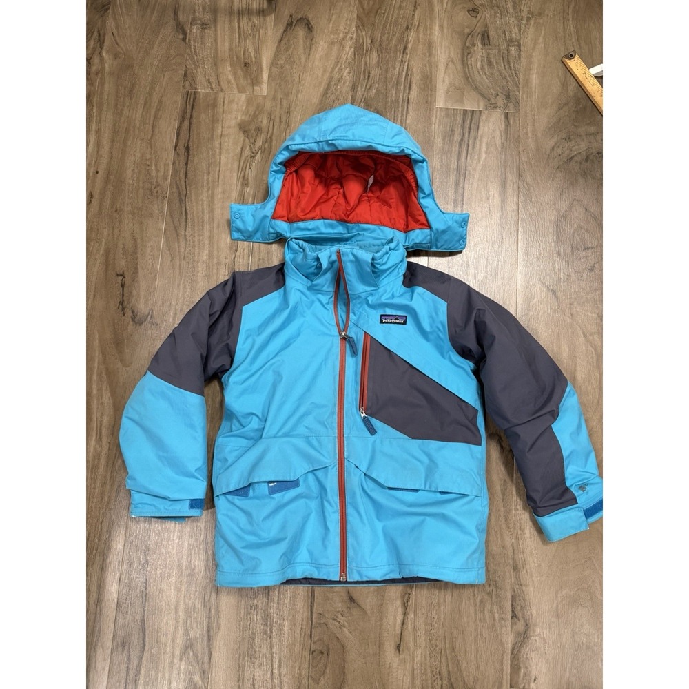 Patagonia Kids Snowshot Ski Jacket Size S 7-8 Insulated Snow Winter Coat Hooded